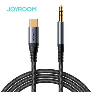 JOYROOM - SY-A07 Audio-Transfer Series AUX Audio Cable (Type-C to 3.5mm) 1.2m-Black
