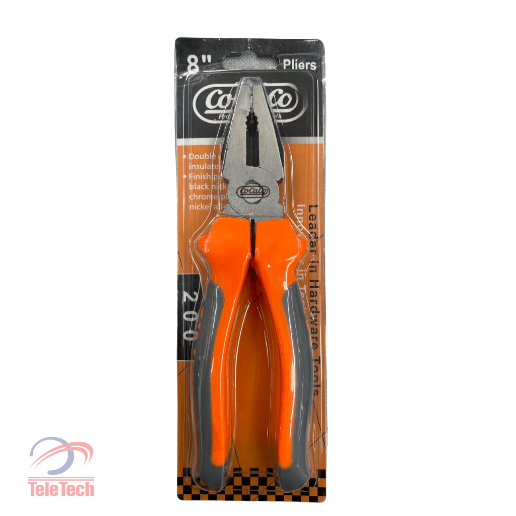 Cocaco-Plier Combination 8″ Orange/Gray Handle