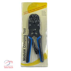 6-in-1 Modular Crimping Tool | Rugged Steel Construction | Ergonomic Grip | Versatile Cutter, Stripper & Crimper